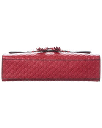 Gucci Gucci Red Microguccissima & Leather Emily Chain Shoulder Bag (Authentic