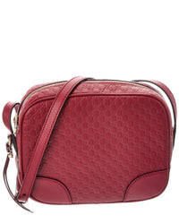 Gucci Gucci Red Microguccissima & Leather Bree Messenger (Authentic Pre-Loved)