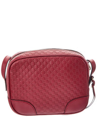 Gucci Gucci Red Microguccissima & Leather Bree Messenger (Authentic Pre-Loved)