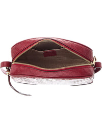 Gucci Gucci Red Microguccissima & Leather Bree Messenger (Authentic Pre-Loved)