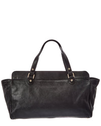 Gucci Gucci Black Leather Interlocking Gg Shoulder Bag (Authentic Pre-Loved)