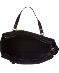 Gucci Gucci Black Leather Interlocking Gg Shoulder Bag (Authentic Pre-Loved)