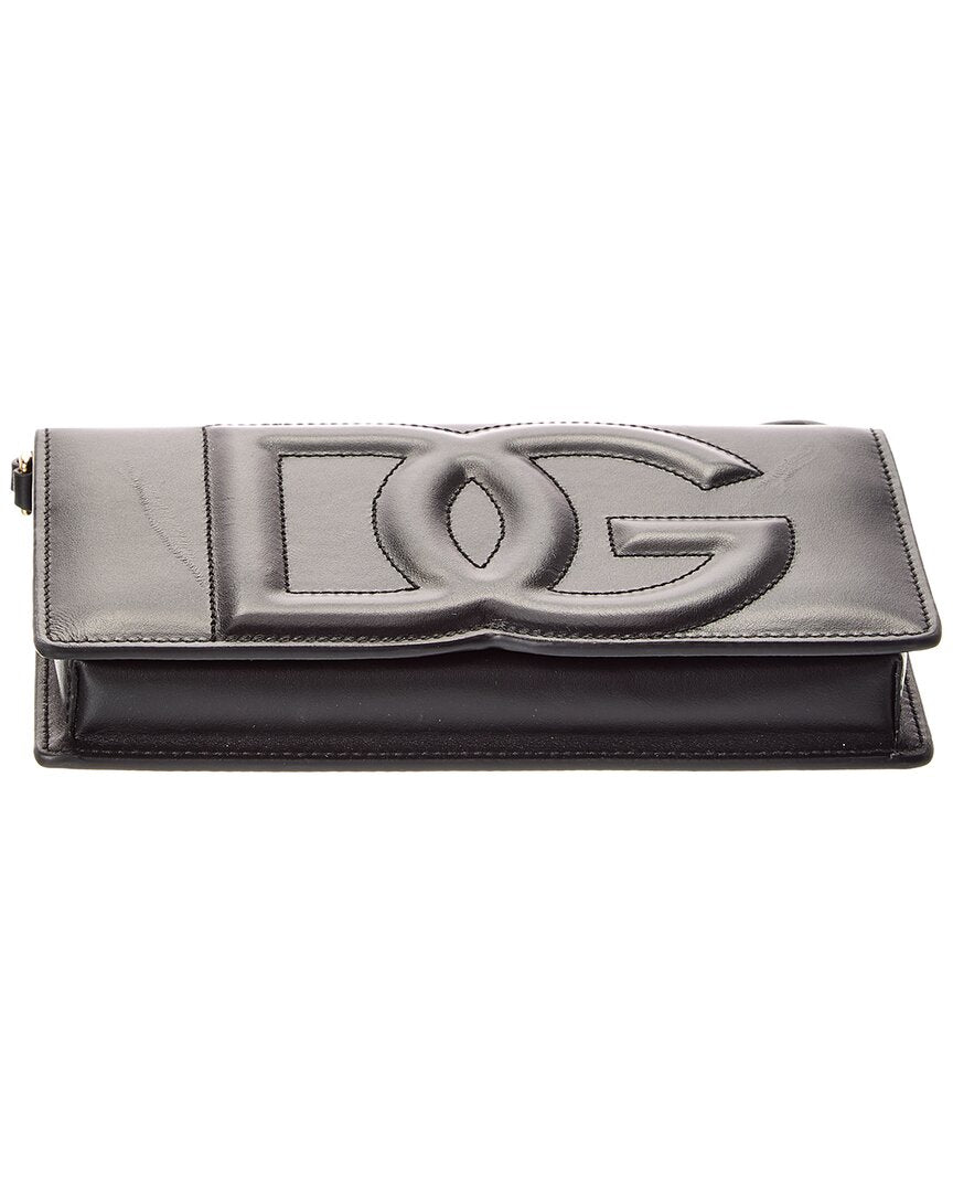 Dolce & Gabbana DGロゴ PHONE BAG Calfskin DG Girls phone bag in White for Women