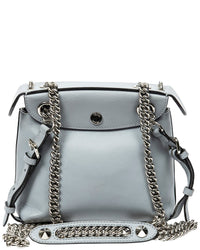 FENDI Fendi Light Blue Calfskin Leather Mini Back To School Backpack (Authentic Pre-