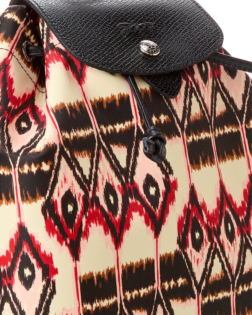 Longchamp Le Pliage Ikat Nylon & Leather Backpack