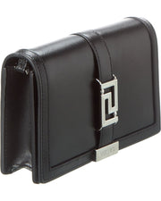 Versace Greca Mini Leather Wallet On Chain