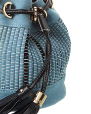 See By Chloé Vicki Small Canvas & Leather Bucket Bag