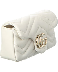 Gucci Gucci Gg Marmont Mini Leather Shoulder Bag