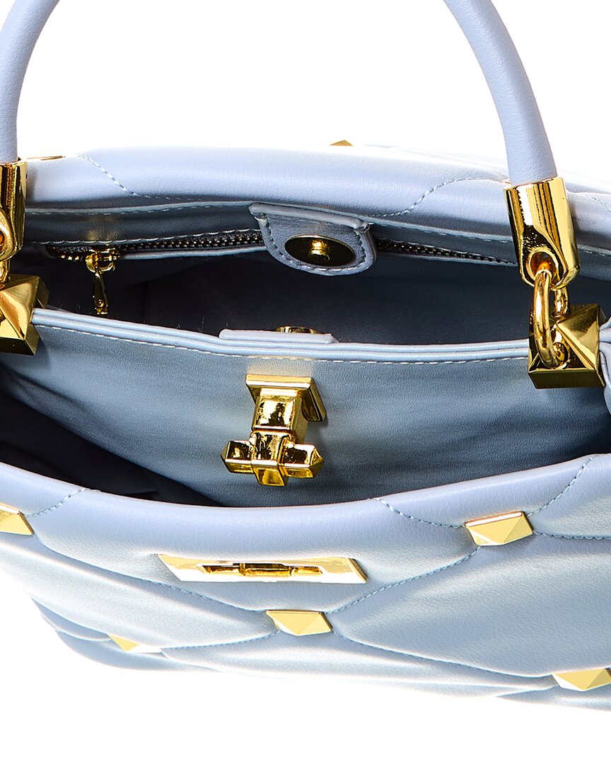 Valentino Valentino Roman Stud The Handle Small Leather Shoulder Bag (Authentic Pre-Loved)