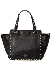 Valentino Rockstud Mini Grainy Leather Satchel (Authentic Pre-Loved)