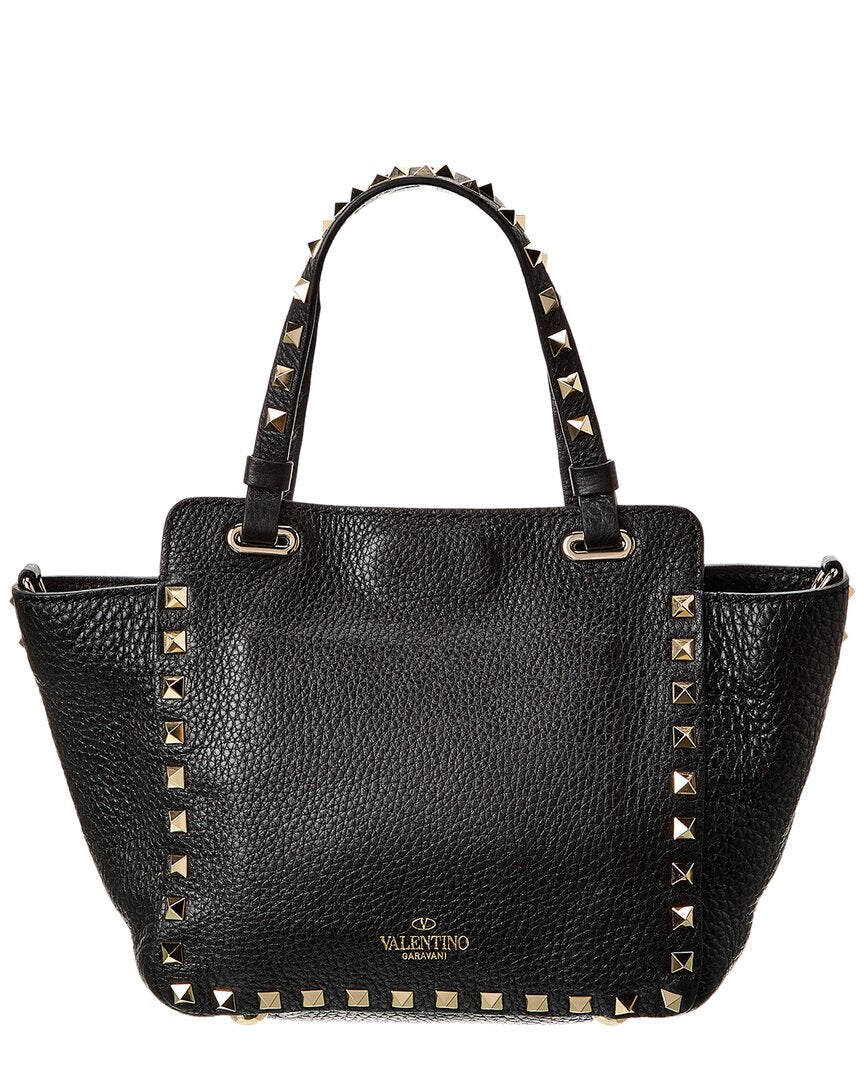 Valentino Rockstud Mini Grainy Leather Satchel (Authentic Pre-Loved)