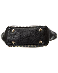 Valentino Rockstud Mini Grainy Leather Satchel (Authentic Pre-Loved)