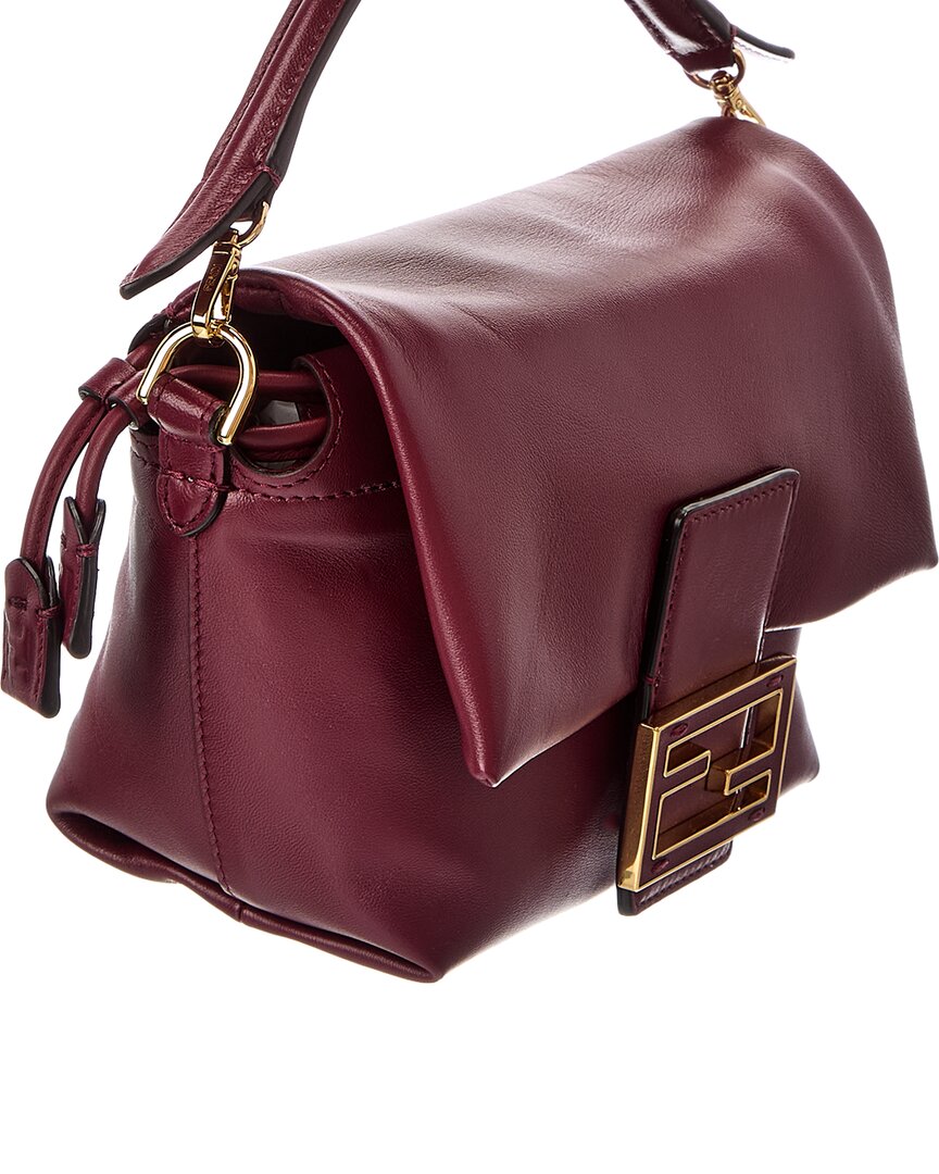 FENDI Fendi Mamma Baguette Small Leather Shoulder Bag