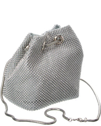 Rene Ruiz Rene Ruiz Allover Crystal Bucket Bag