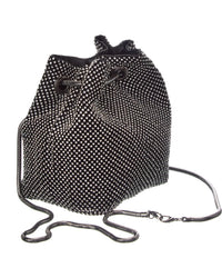 Rene Ruiz Rene Ruiz Allover Crystal Bucket Bag