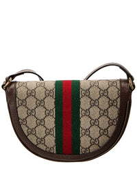 Gucci Ophidia Mini Gg Supreme Canvas & Leather Shoulder Bag