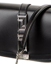 Versace Greca Goddess Leather Shoulder Bag