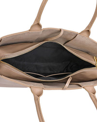 Tiffany & Fred Paris Woven Smooth Leather Tote