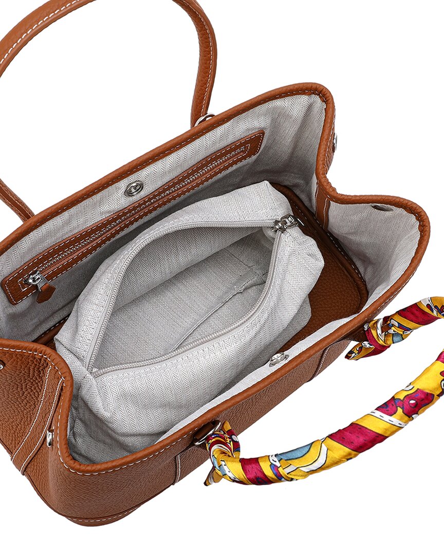 Tiffany & Fred Paris Top-Grain Leather Satchel
