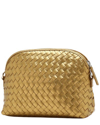 Dragon Diffusion Dragon Diffusion Chunky Fellini Leather & Straw Pochette