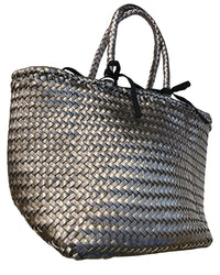Dragon Diffusion Grace Basket Small Leather Tote