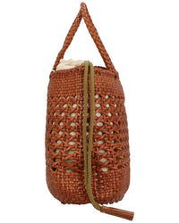 Dragon Diffusion Santa Cano Leather Top Handle Bag