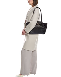 Italian Leather Italian Leather Alix Leather Top Handle Bag