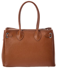 Italian Leather Italian Leather Charlotte Leather Top Handle Bag
