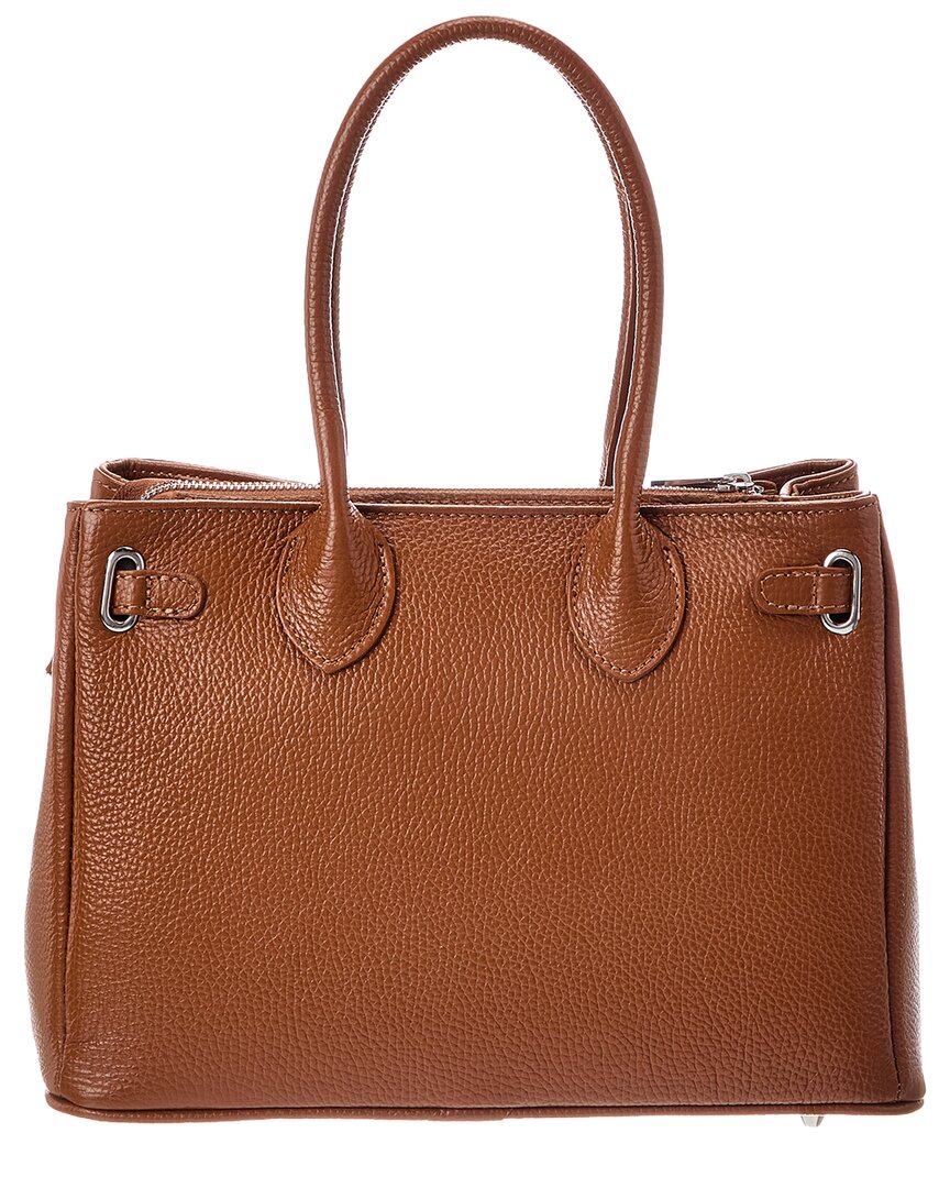 Italian Leather Italian Leather Charlotte Leather Top Handle Bag