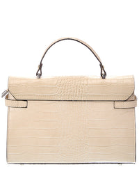 Italian Leather Italian Leather Lea Leather Top Handle Bag