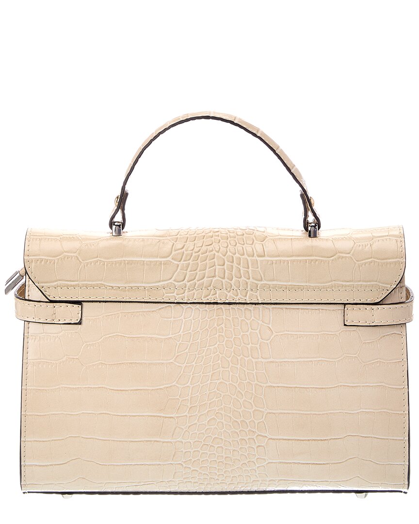 Italian Leather Italian Leather Lea Leather Top Handle Bag