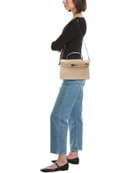 Italian Leather Italian Leather Lea Leather Top Handle Bag