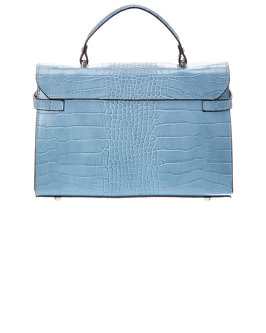 Italian Leather Italian Leather Lea Leather Top Handle Bag
