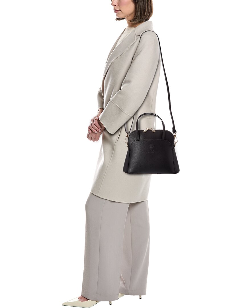 Italian Leather Italian Leather Serena Leather Top Handle Bag