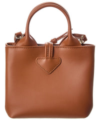 Longchamp Le Roseau Leather Mini Satchel