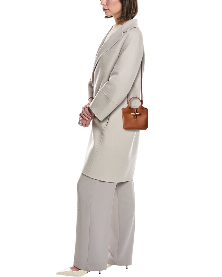 Longchamp Le Roseau Leather Mini Satchel
