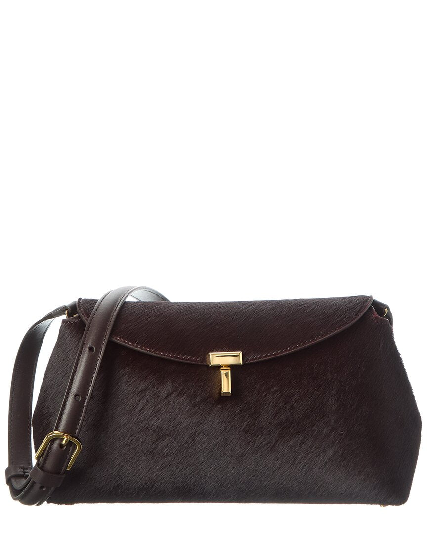 Toteme T Lock Haircalf Shoulder Bag