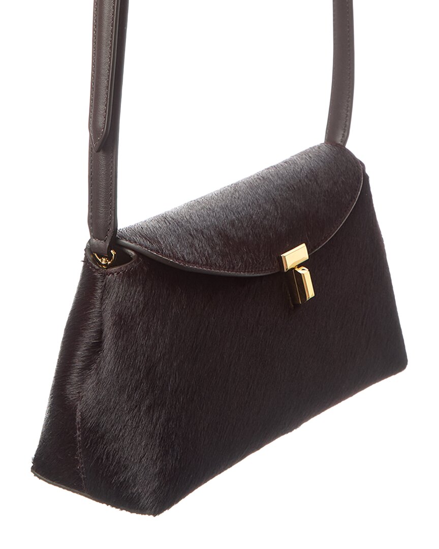 Toteme T Lock Haircalf Shoulder Bag