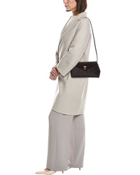 Toteme T Lock Haircalf Shoulder Bag