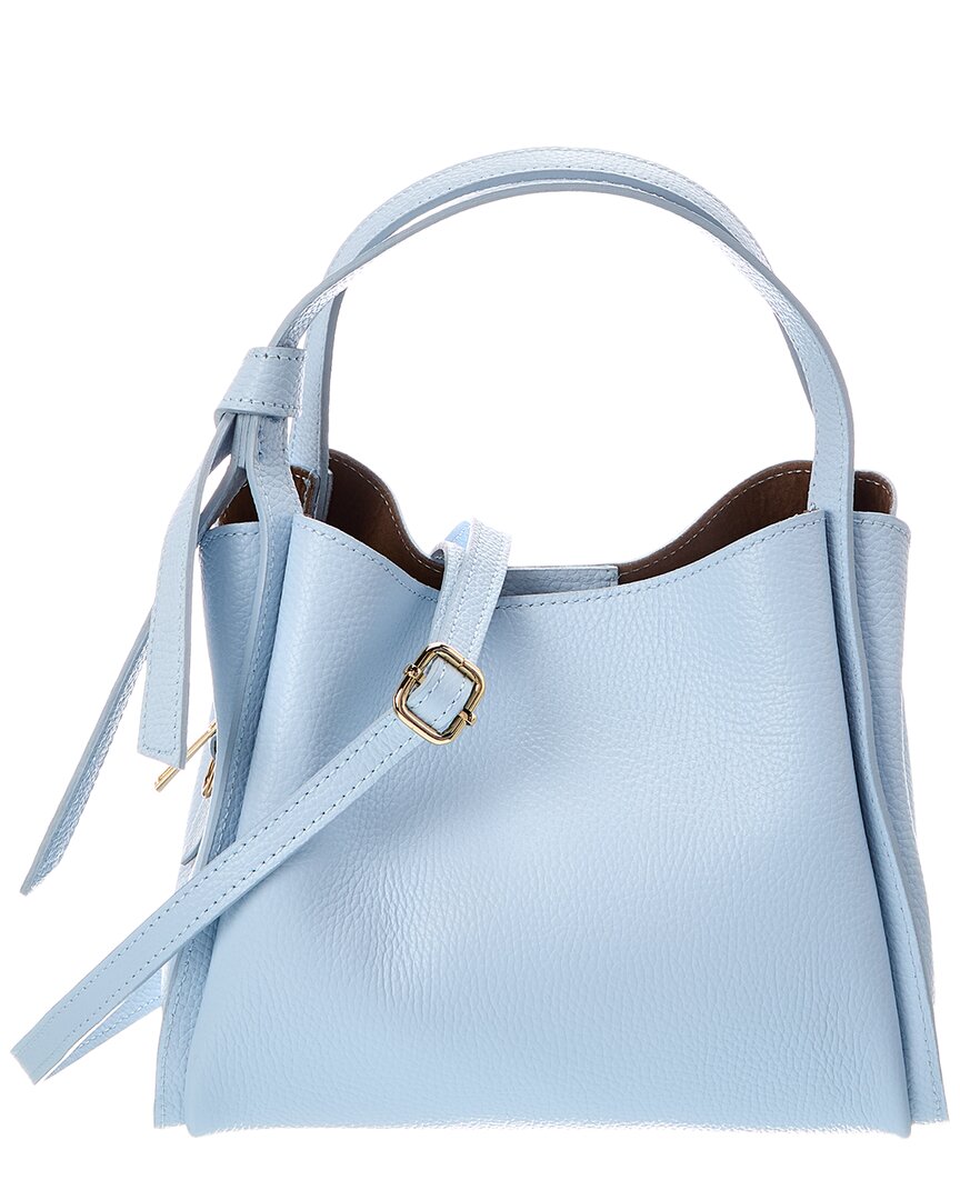 Italian Leather Italian Leather Athena Leather Top Handle Bag