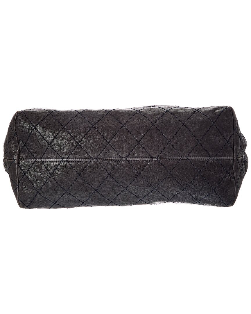 Chanel Chanel Black Quilted Leather Chain Shoulder Bag (Authentic Pre-Loved)