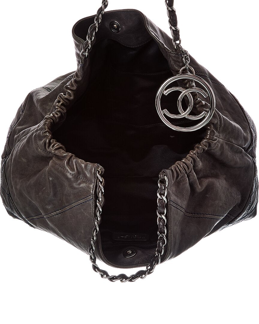 Chanel Chanel Black Quilted Leather Chain Shoulder Bag (Authentic Pre-Loved)