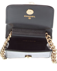 Chanel Chanel Black Quilted Leather Boy Golden Crosshair Shoulder Bag (Authentic Pre-