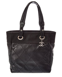 Chanel Chanel Black Quilted Leather Shoulder Bag (Authentic Pre-Loved)
