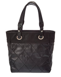 Chanel Chanel Black Quilted Leather Shoulder Bag (Authentic Pre-Loved)