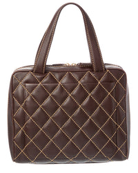 Chanel Chanel Brown Quilted Leather Wild Stitch Handbag (Authentic Pre-Loved)