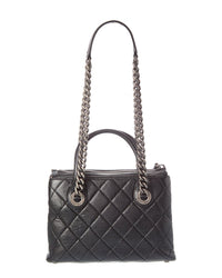 Chanel Chanel Black Quilted Leather Matelasse Chain Shoulder Bag (Authentic Pre-