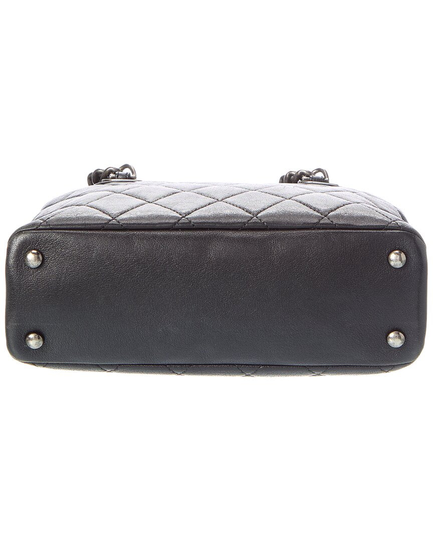 Chanel Chanel Black Quilted Leather Matelasse Chain Shoulder Bag (Authentic Pre-