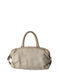 Chanel Chanel White Quilted Leather Ginpaku Bag (Authentic Pre-Loved)