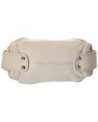 Chanel Chanel White Quilted Leather Ginpaku Bag (Authentic Pre-Loved)